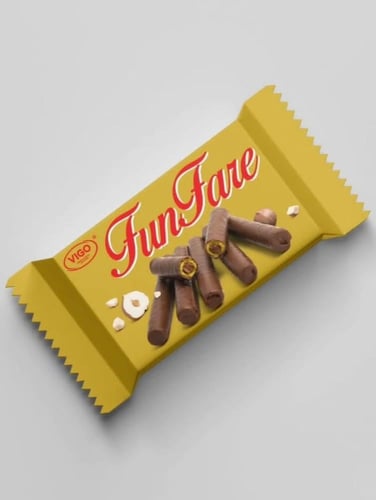 فيجو فان فير – رولات بسكويت محشوة بكريمة البندق وا...