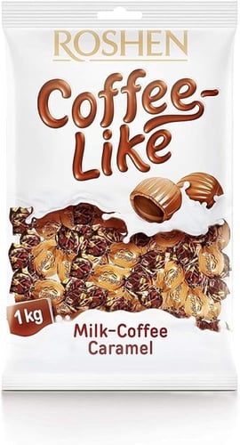 حلوى صلبة روشين القاسية بحشوة الكراميل والقهوة بال...