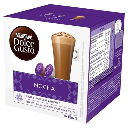 كبسولات دولتشي قوستو موكا – Mocha – عدد 16 كبسولة