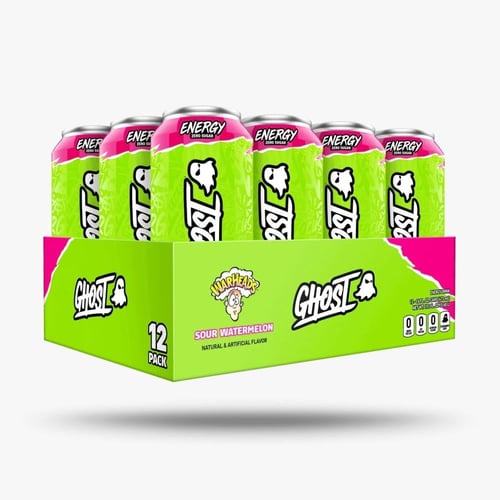 مشروب الطاقة غوست نكهة البطيخ الحامض بدون سكر – 47...