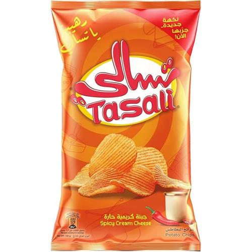 شيبس تسالي عائلي - نكهة جبنة كريمية حارة – 150 جم