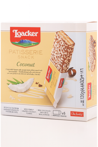 لوكر باتيسيري بكريمة جوز الهند 126 جم – Loacker