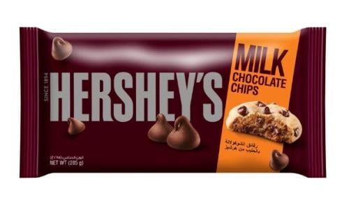 هيرشيز رقائق شوكولاتة بالحليب 285 جم