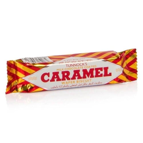 3 حبات تونوكس بسكويت ويفر بالكراميل