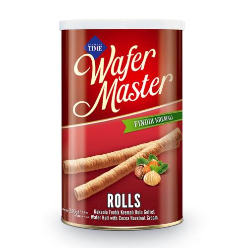 ويفر ماستر رولز بكريمة البندق – 250 جم