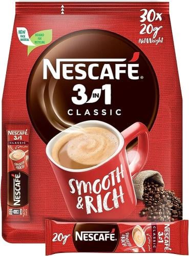 نسكافيه 3 * 1 كيس 20 ج * 30 حبة