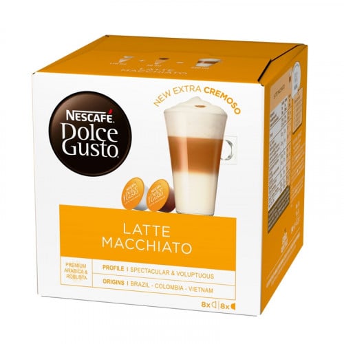 كبسولات دولتشي غوستو لاتيه ماكياتو – 16 كبسولة (حل...