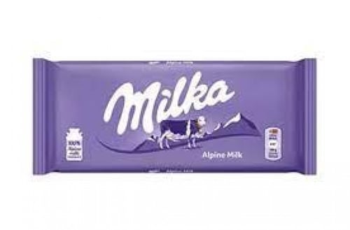 شوكولاتة ميلكا حليب الالب 100جم