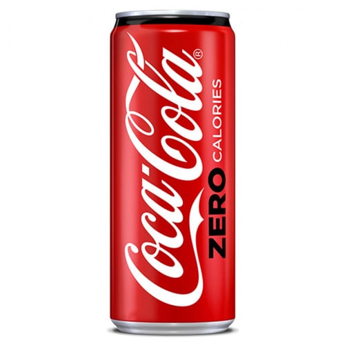 كوكاكولا COCA COLA زيرو علبة 245 مل