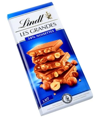 ليندت شوكولاتة الحليب مع حبات البندق 150 جم (Lindt...