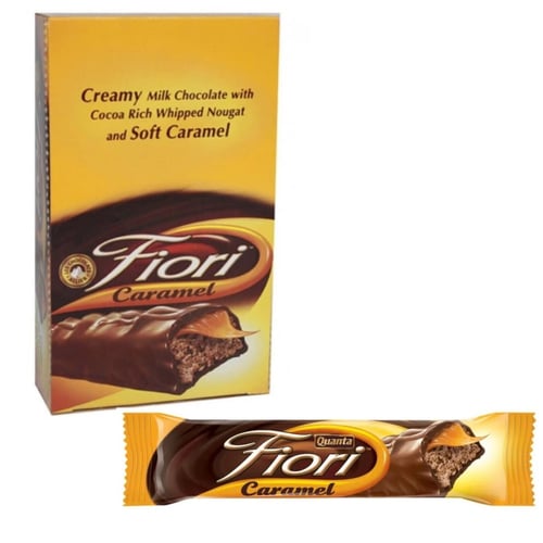 كوانتا فيوري علبة شوكولاته كراميل، 30 جم *12 حبة