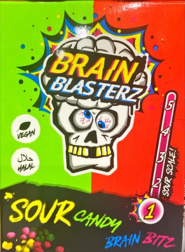 حلوى التفاح والفراولة حامضه من براين بلاسترز 45 جم