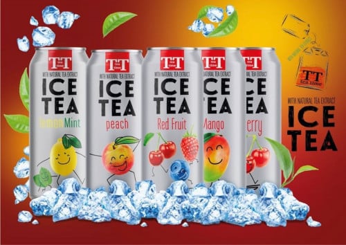 شاي مثلج TT Ice Tea | مشروب بارد بنكهات فواكه متنو...