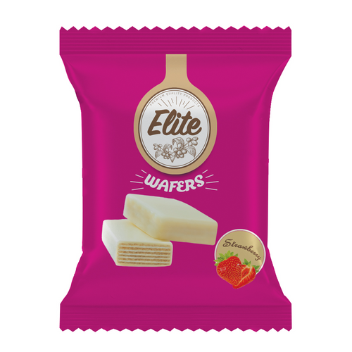 كيس ويفر ايليت بحشوة كريمة الفراولة 1 كجم