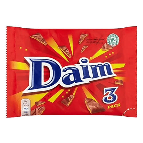 شوكولاتة دايم كراميل مقرمش 3 قطع – Daim Chocolate...