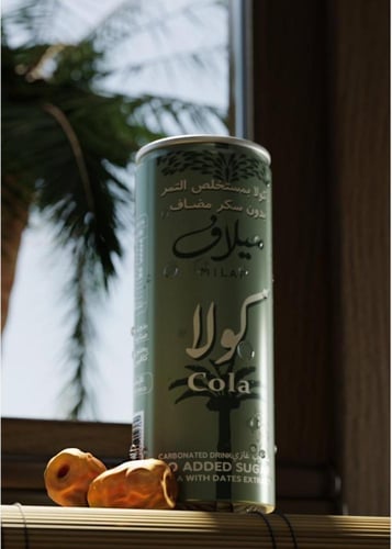 مشروب ميلاف كولا المستخلص من التمر بدون سكر 240 مل