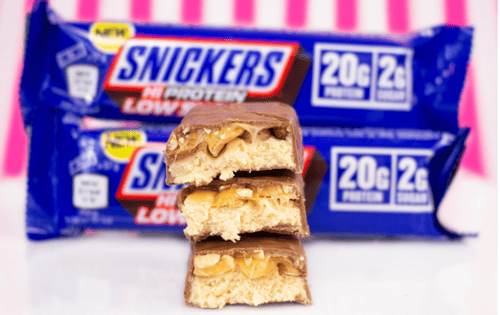 شكولاته بروتين سنيكرز قليل السكر 57 جم (Snickers)