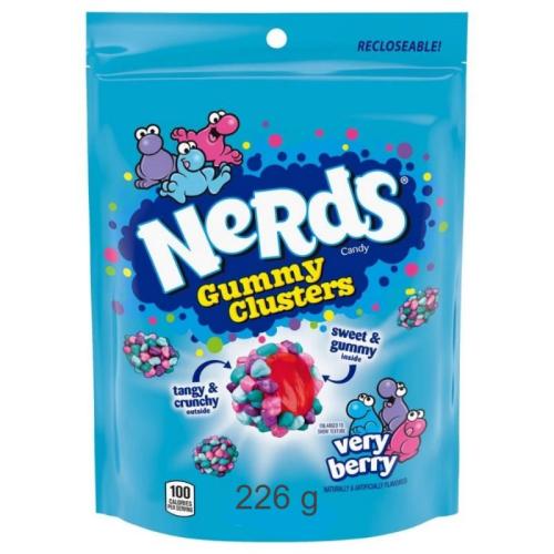 حلوى نيردز غومي كلسترز فيري بيري 226 جم– Nerds Gum...