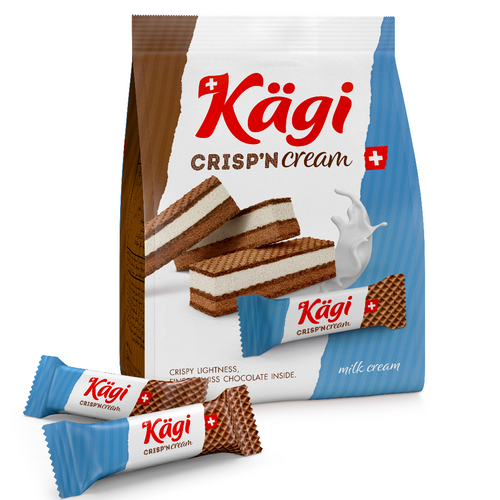 كاجي ويفر كريسب اند كريم – Kägi Crisp’n Cream Milk...