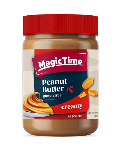 كريمة زبدة الفول السوداني ماجيك تايم 454 جرام