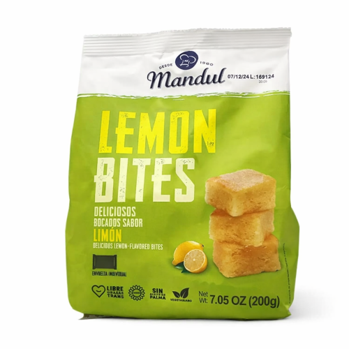 كيك ليمون بايتس ماندول - قطع كيك هشة بنكهة الليمون...