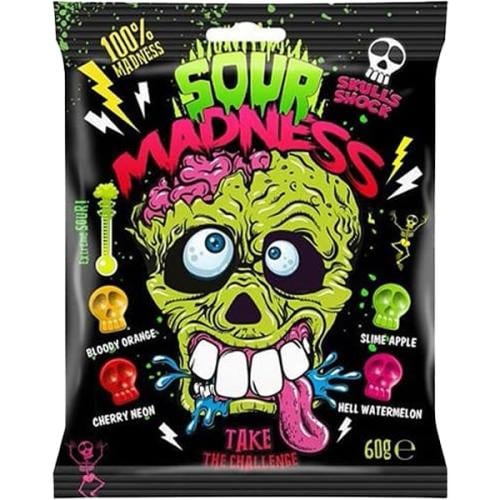 سوار مادنس سكليز شوك 60 جم Sour Madness Skulls Sho...