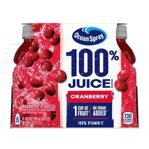 عصير كرانبيري التوت البري خالي من السكر من اوشن سب...