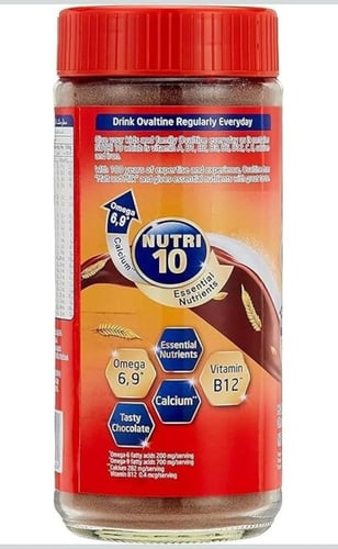 اوفالتين بودرة شوكولاتة وشعير (مالت) غني بالفيتامي...