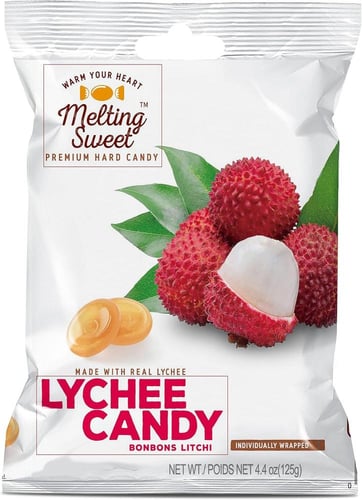 حلوى صلبة بنكهة الليتشي 184 جم