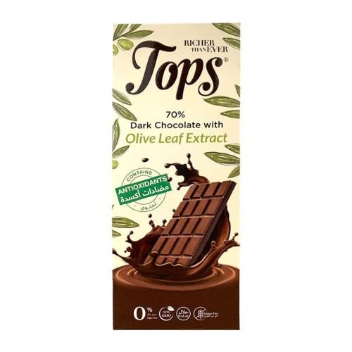 توبس شوكلاته داكنة مضادة للاكسدة مع مستخلص ورق الز...