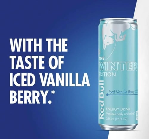 ريد بول اصدار الشتاء – فانيلا مثلجة وتوت بري 250 م...