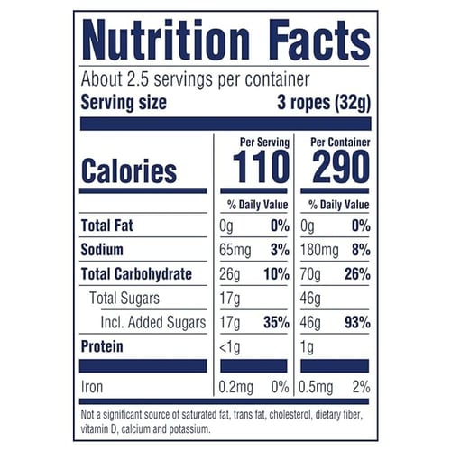 حلوى سويت تارتس روبس تويستد نكهة هوليداي بنش 85 جم...