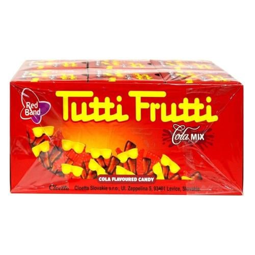 حلاوة توتي فروتي كولا ميكس ريد باند - كرتون 30 عبو...