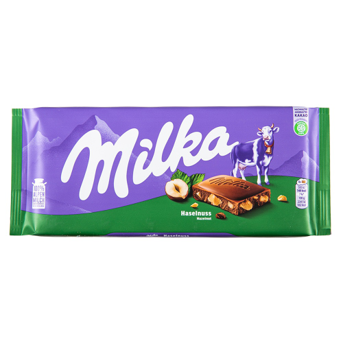 شوكولاتة ميلكا بالبندق100جرام