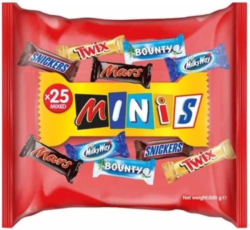 شوكولاتة مينيز مشكلة – Mars Minis Mixed Chocolate...