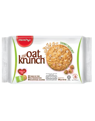 بسكويت الشوفان مونشيز اوت كرانش بالبندق 208 جم – M...