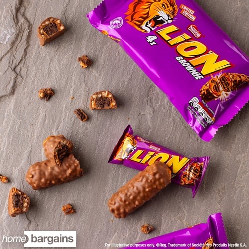 ليون نسخة محدودة براوني 4 × 30 جم (120 جم) بريطاني
