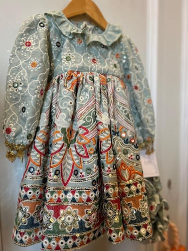 فستان رمضان مع قبعه