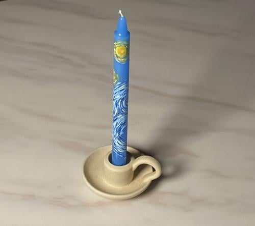 شمعة فان جوخ الزرقاء