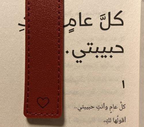 فاصل جلد أحمر