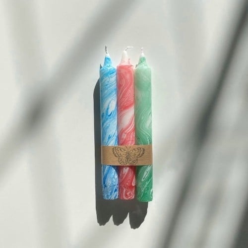 مجموعة شموع ماربل