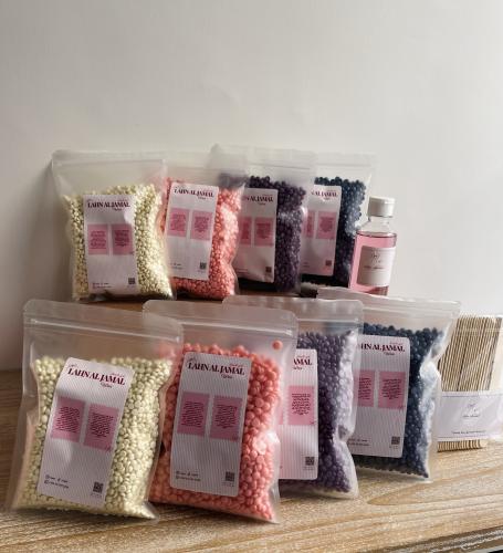 8 كياس واكس وزيت واعواد