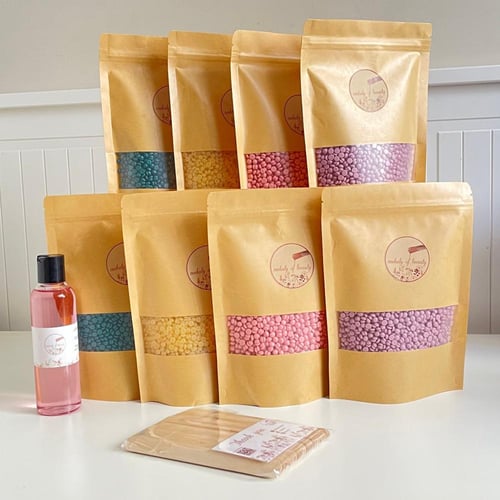 8 كياس واكس وزيت واعواد