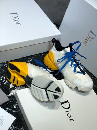 Dior sneakers d connect White Yellow
