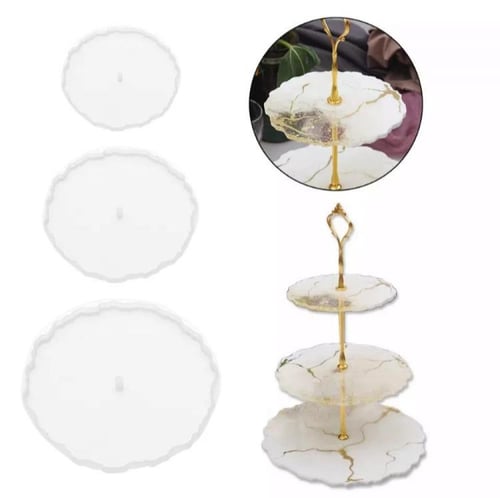 قالب سيليكون حامل تقديمات / قوالب الريزن ( 3 قطع +...