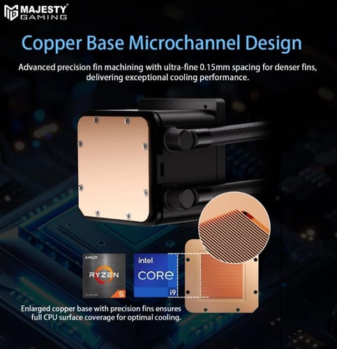 مبرد مائي مغلق 360MM ARGB LIQUID COOLER من شركة MA...