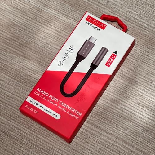 وصلة USB-C TO 3.5MM AUDIO ADAPTER من شركة SAMRTLIN...