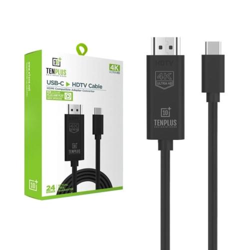 وصلة عرض USB-C TO HDTV من شركة TENPLUS
