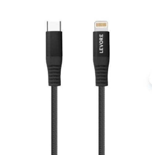سلك شاحن USB C TO LIGHTNING بطول 1م من شركة LEVORE