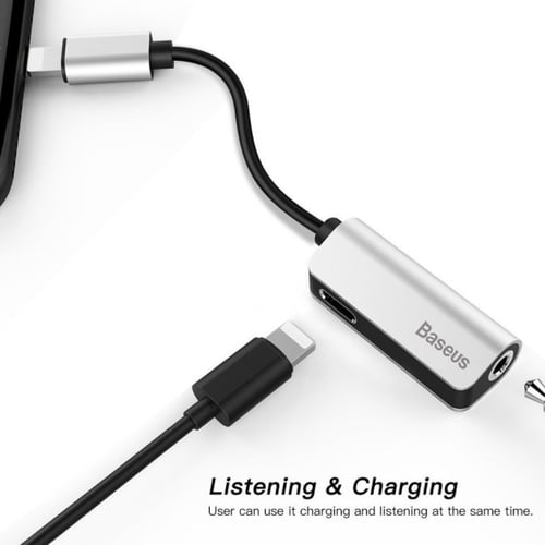 محول L32 IP MALE TO 3.5MM+IP FEMALE من شركة BASEUS